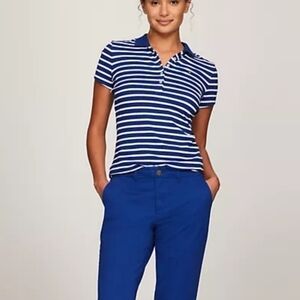 Tommy Hilfiger Freedom Skinny Midnight Blue Chino Ankle Pants